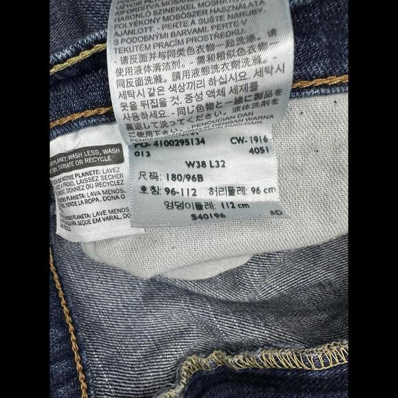 Levi's 514 Straight Fit jeans Size 38x32 - Picture 5 of 9